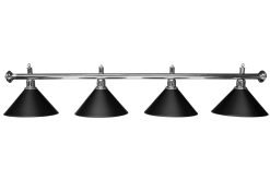 Лампа за билјард маса со 4 крошни, црна